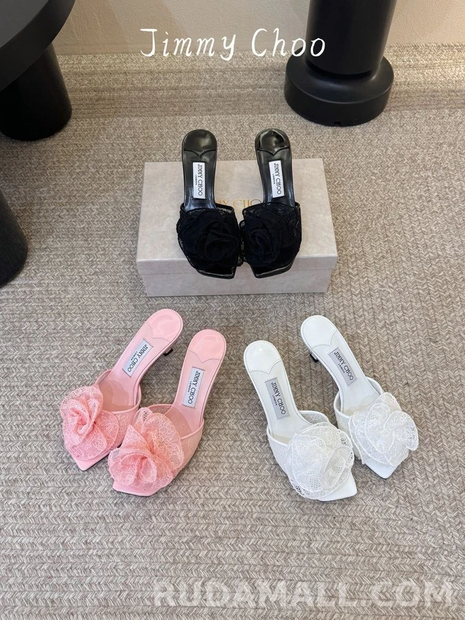 지미추 지미추 레이스 스퀘어토 뮬 상세 이미지