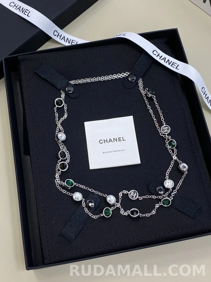 샤넬 샤넬 크리스탈 더블 C 스웨터 체인 상세 이미지
