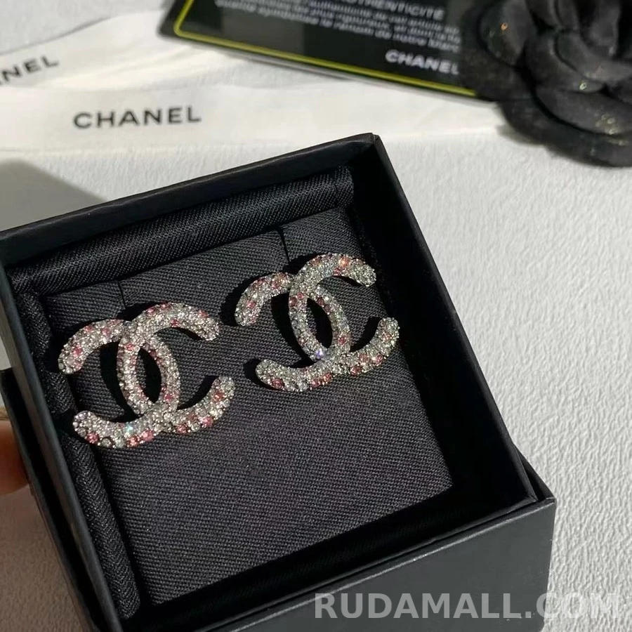 샤넬 샤넬 크리스탈 로고 귀걸이 상세 이미지