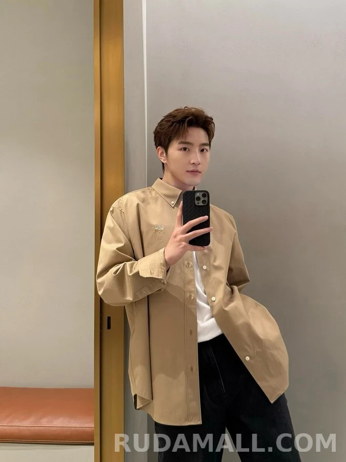 로에베 로에베 아나그램 자수 셔츠 상세 이미지