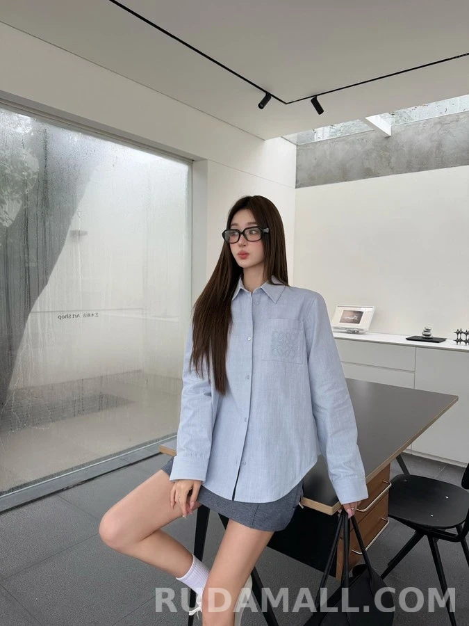 로에베 로에베 아나그램 자수 셔츠 상세 이미지