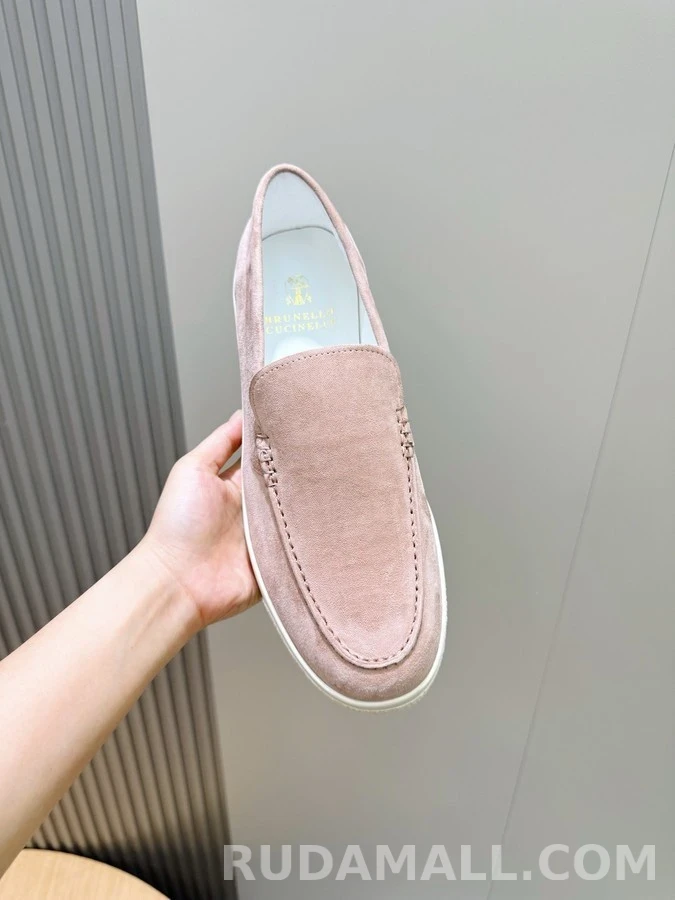 브루넬로 쿠치넬리 브루넬로 쿠치넬리 스웨이드 로퍼 상세 이미지