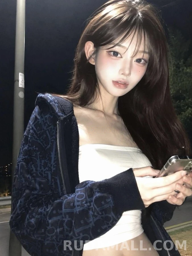 디올 디올 오블리크 패턴 후드 집업 상세 이미지