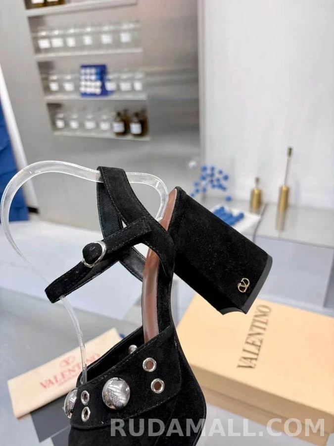 발렌티노 발렌티노 메탈 스터드 플랫폼 샌들 상세 이미지