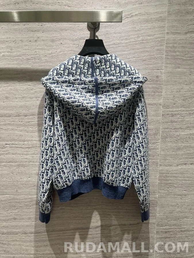 디올 디올 오블리크 자카드 후드 집업 상세 이미지