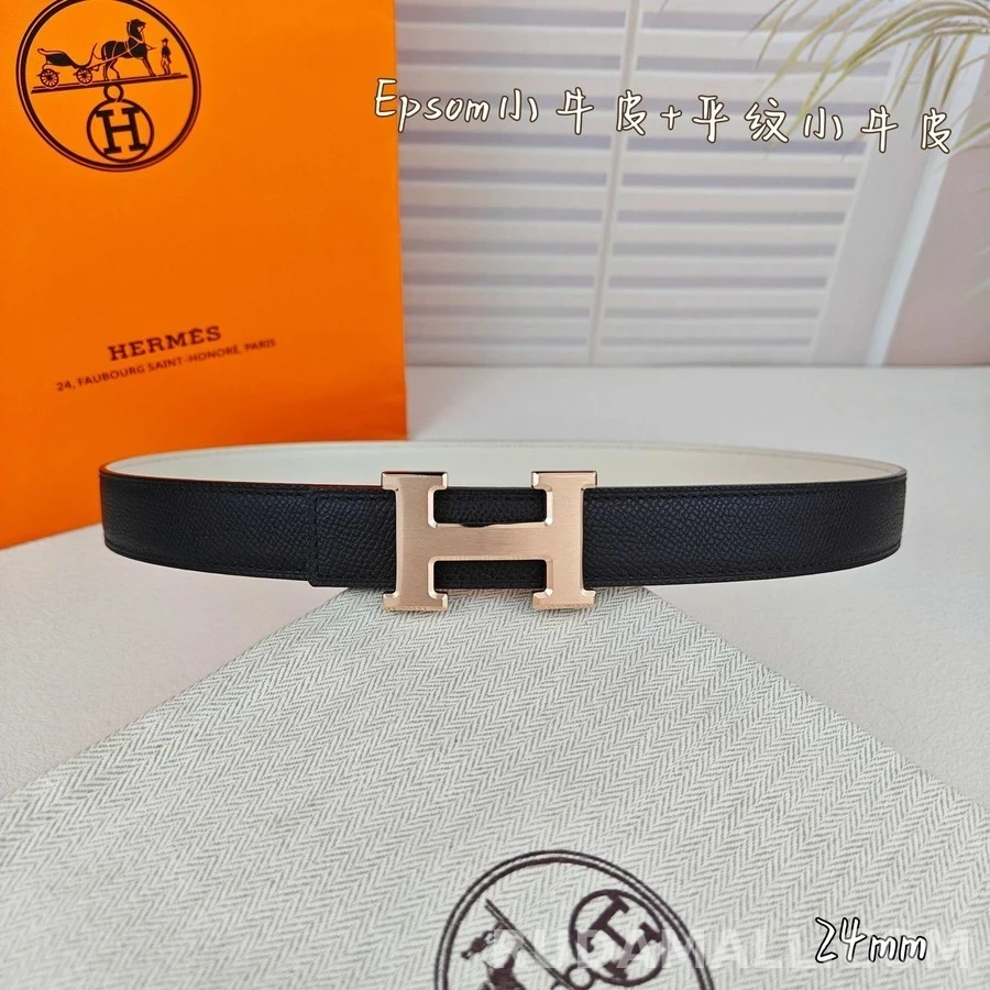에르메스 에르메스 H 로고 리버시블 벨트 상세 이미지