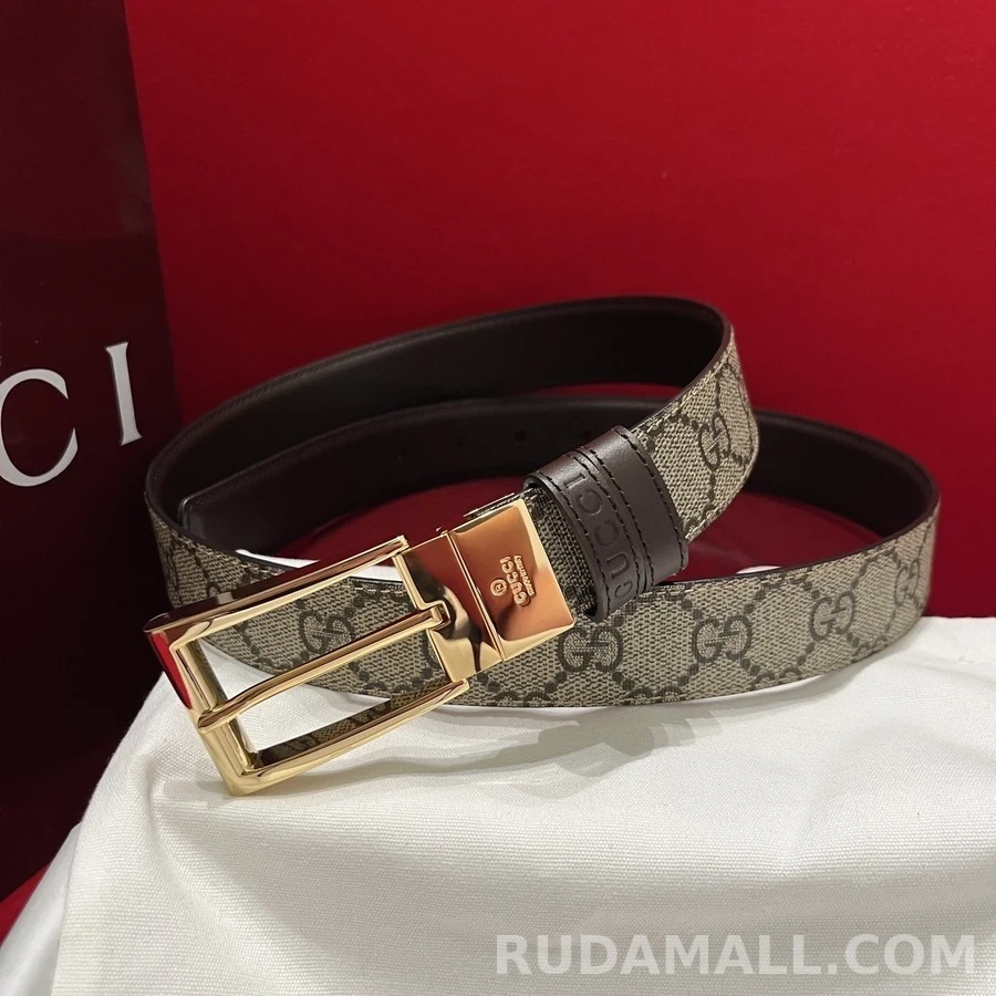 구찌 구찌 모노그램 리버서블 벨트 상세 이미지