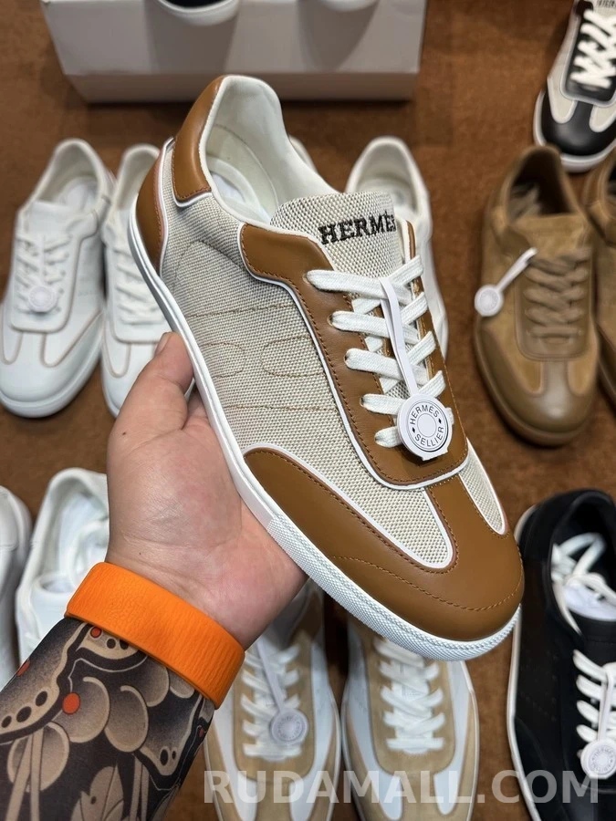 에르메스 에르메스 바운싱 로고 스니커즈 상세 이미지