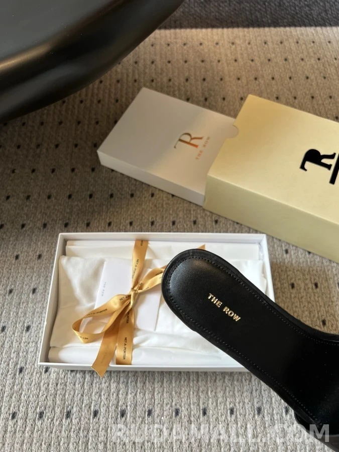 더로우 더로우 악어 엠보 스퀘어 토 뮬 상세 이미지