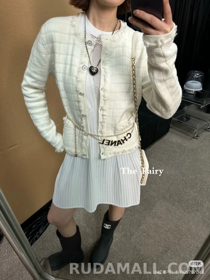 샤넬 샤넬 아이스 큐브 퀼팅 가디건 상세 이미지