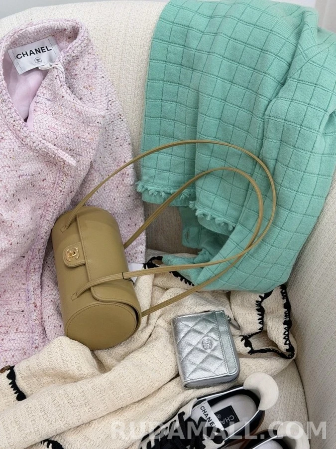 샤넬 샤넬 입체 격자무늬 프린지 가디건 상세 이미지