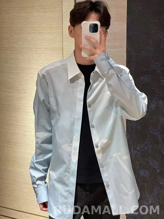 루이비통 루이비통 모노그램 프린트 셔츠 상세 이미지