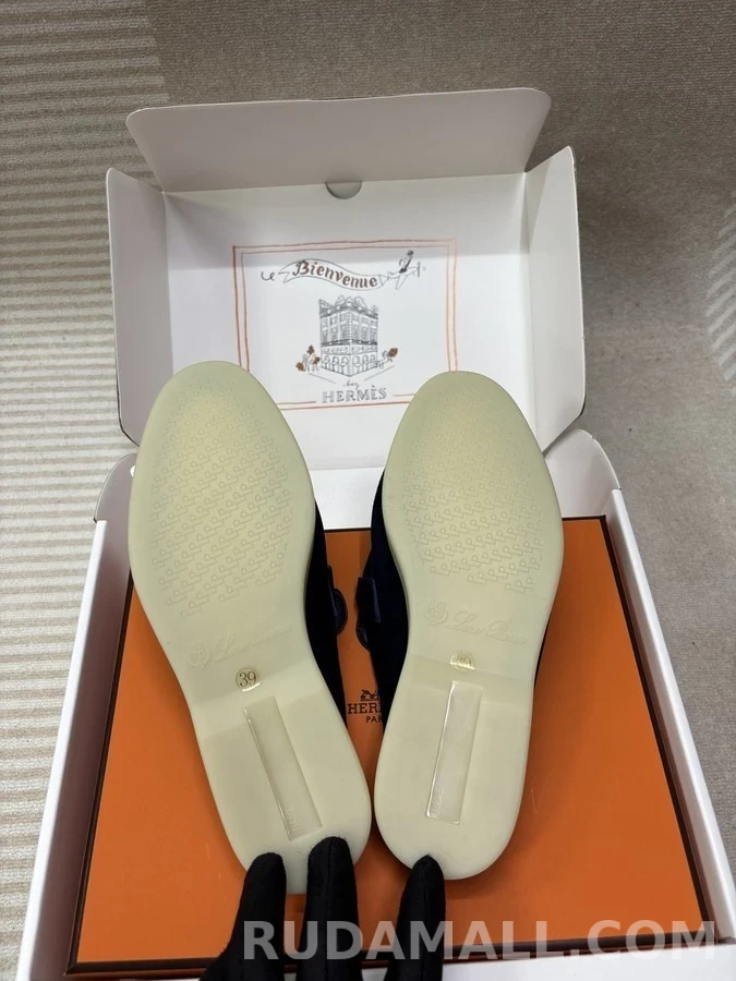 로로피아나 로로피아나 스웨이드 로퍼 슬리퍼 상세 이미지