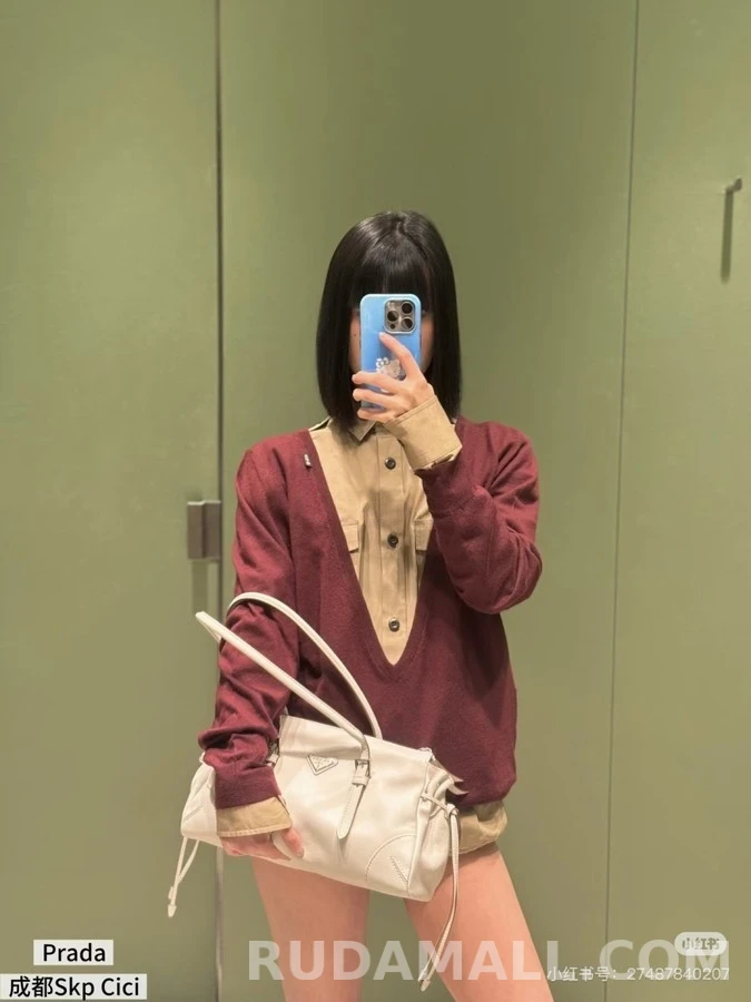 프라다 프라다 견장 포켓 셔츠 상세 이미지