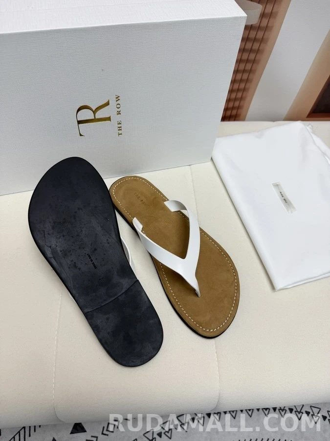 더로우 더로우 레더 플립플랍 상세 이미지