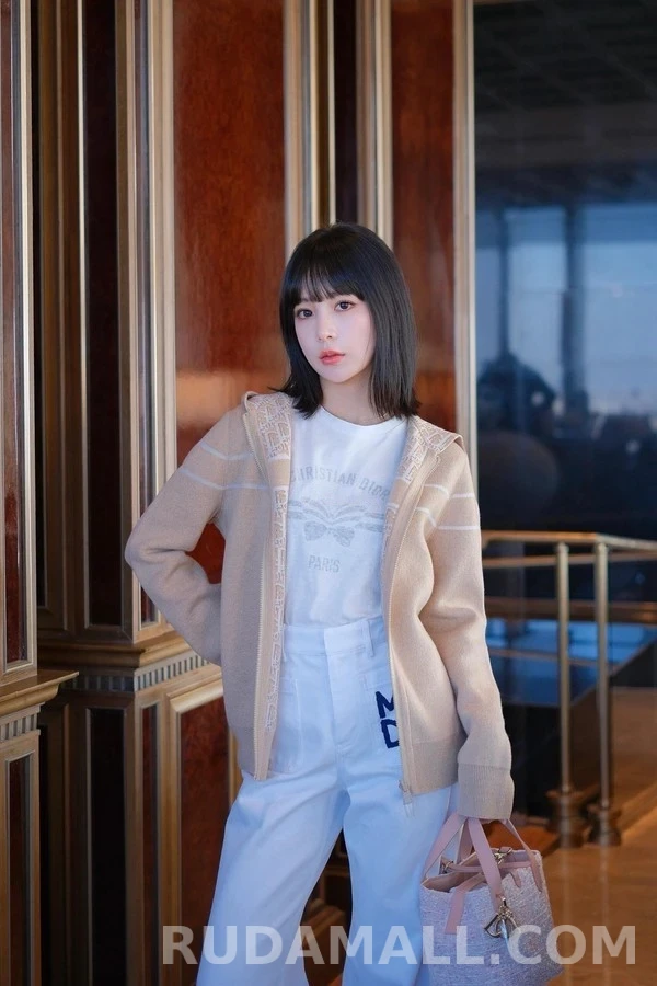 디올 디올 오블리크 자카드 후드 집업 상세 이미지