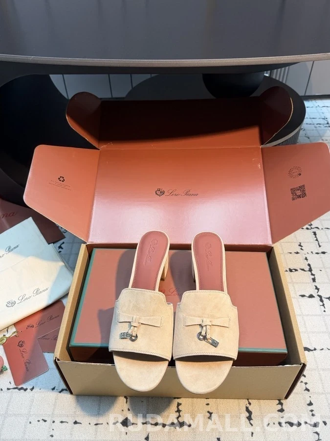 로로피아나 로로피아나 스웨이드 매듭 샌들 상세 이미지