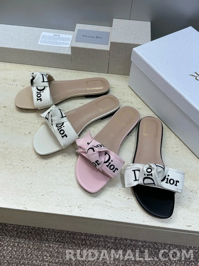 디올 디올 J'A 텍스타일 리본 플랫 샌들 상세 이미지