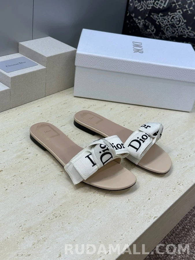 디올 디올 J'A 텍스타일 리본 플랫 샌들 상세 이미지