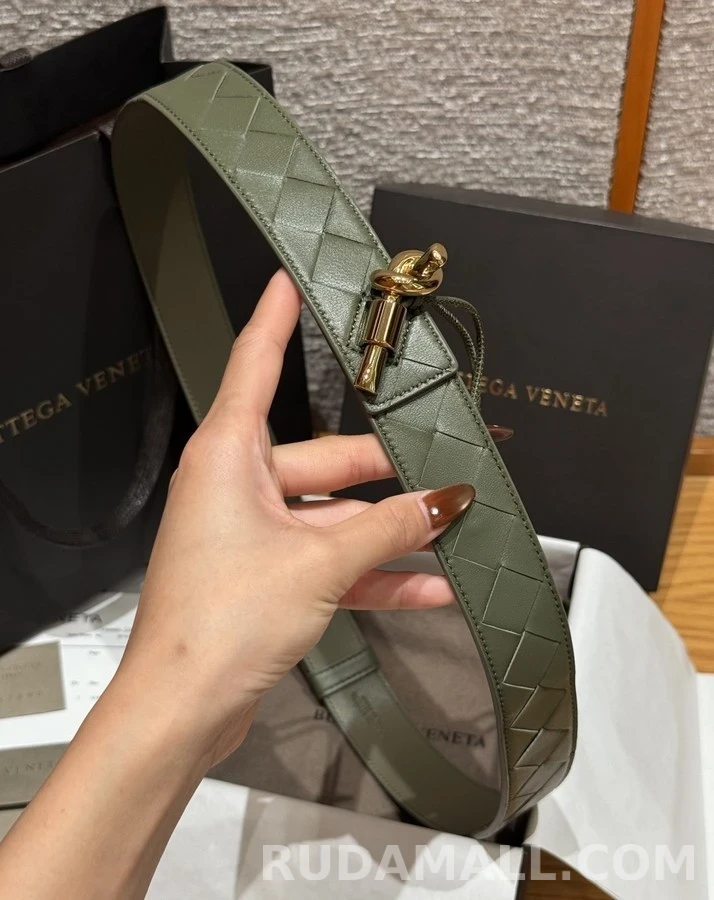 보테가베네타 보테가 베네타 매듭 버클 벨트 상세 이미지