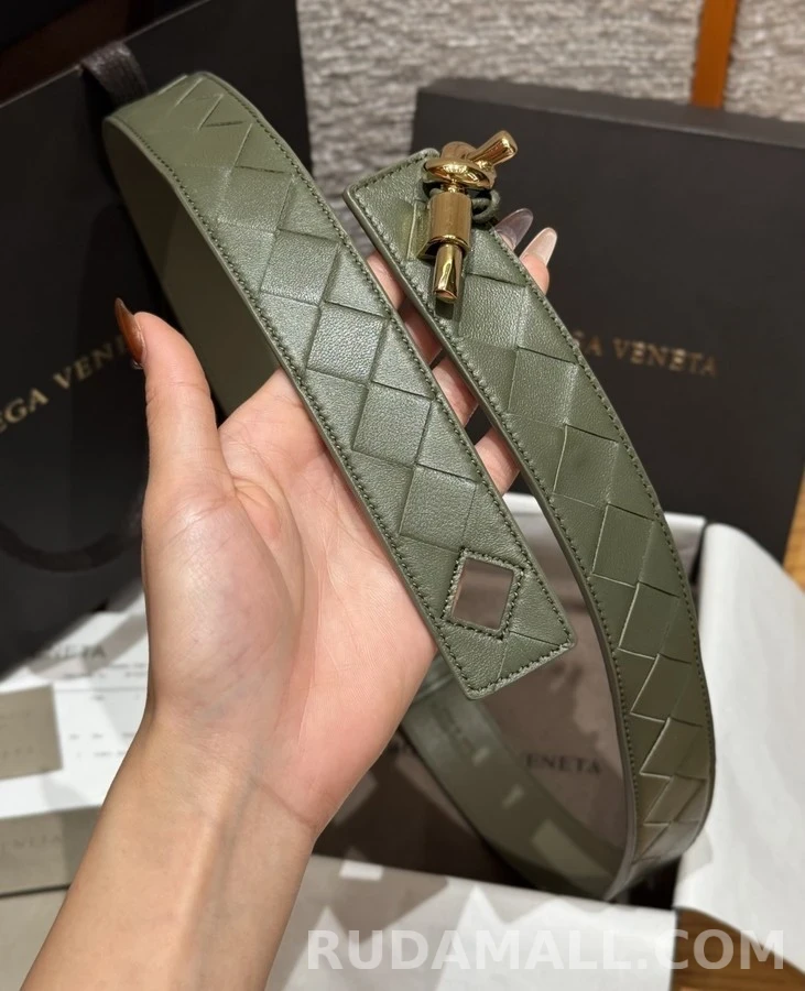 보테가베네타 보테가 베네타 매듭 버클 벨트 상세 이미지