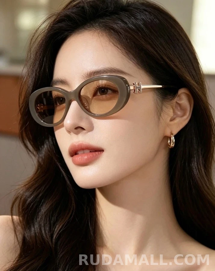 에르메스 에르메스 오벌 프레임 선글라스 상세 이미지