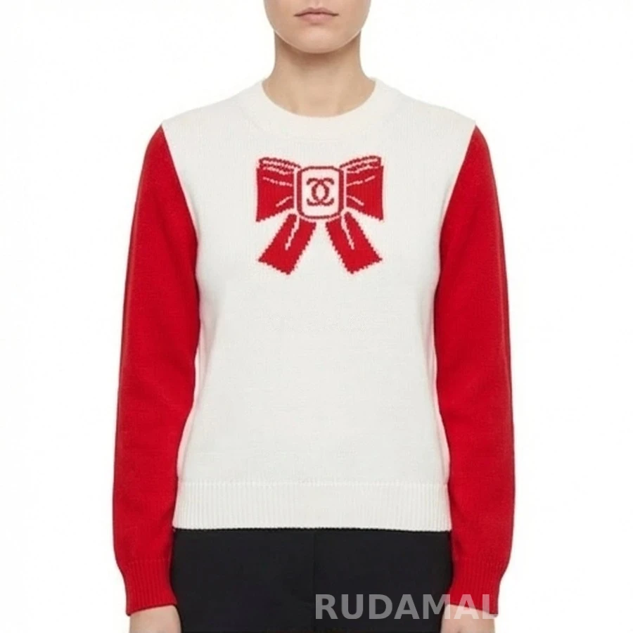 샤넬 샤넬 리본 니트 상세 이미지