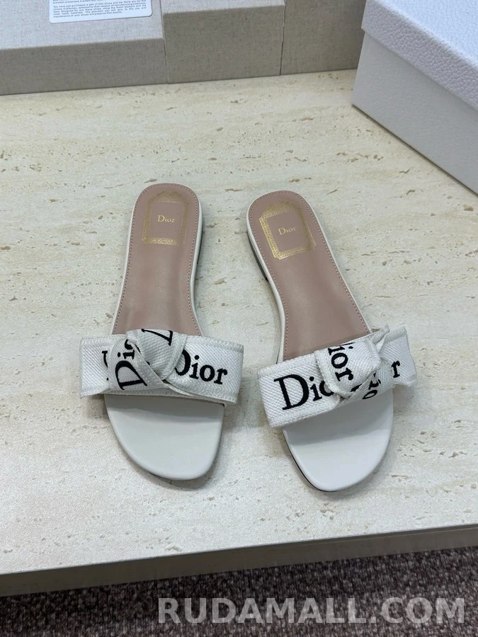 디올 디올 J'A 자수 리본 플랫 샌들 상세 이미지