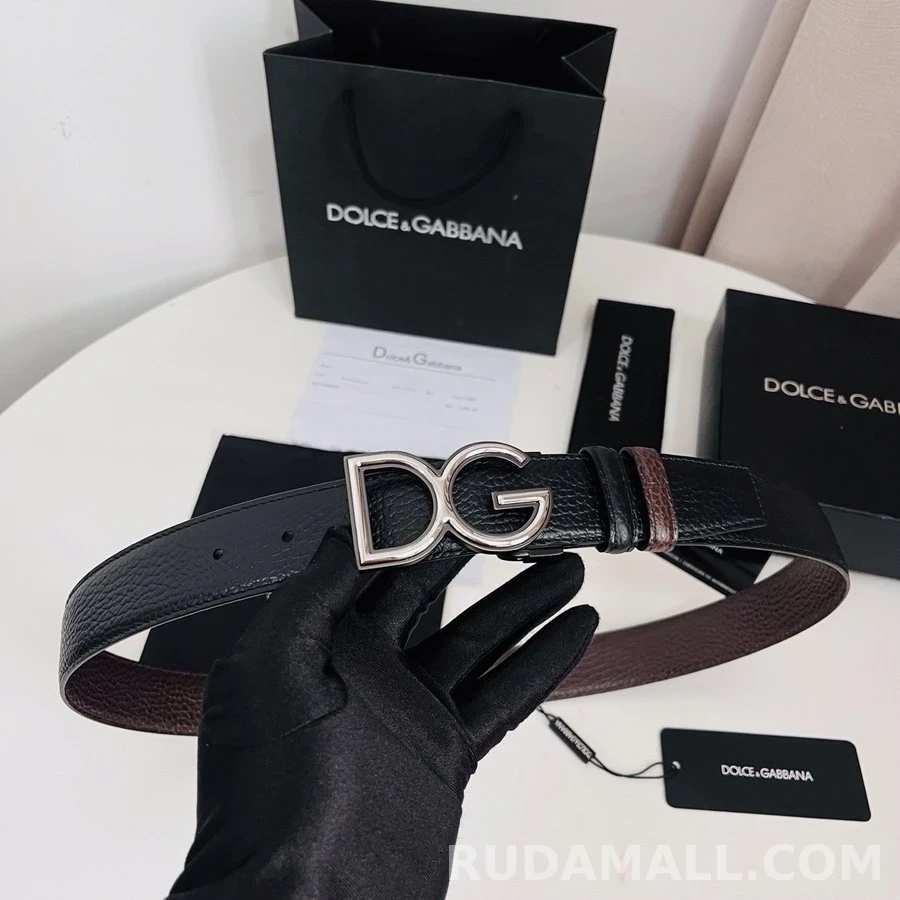 돌체앤가바나 돌체앤가바나 DG 로고 양면 벨트 상세 이미지