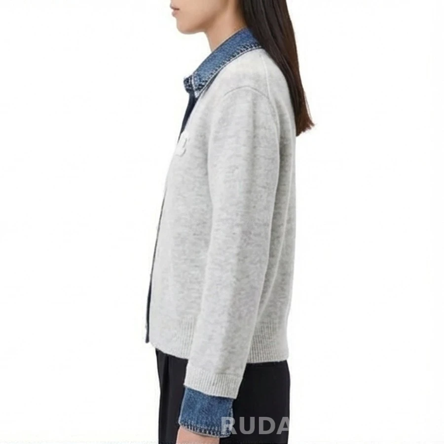 샤넬 샤넬 25 데님 트리밍 가디건 상세 이미지