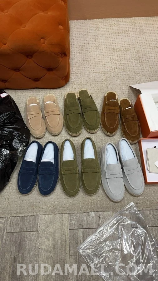 에르메스 에르메스 스웨이드 페니 로퍼 에스파드리유 상세 이미지