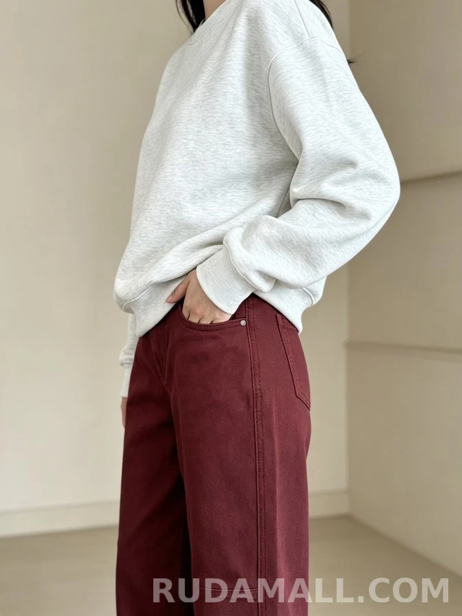 브루넬로 쿠치넬리 브루넬로 쿠치넬리 와이드 데님 팬츠 상세 이미지
