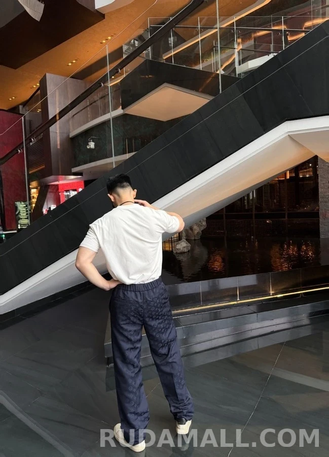 루이비통 루이비통 모노그램 드로스트링 팬츠 상세 이미지