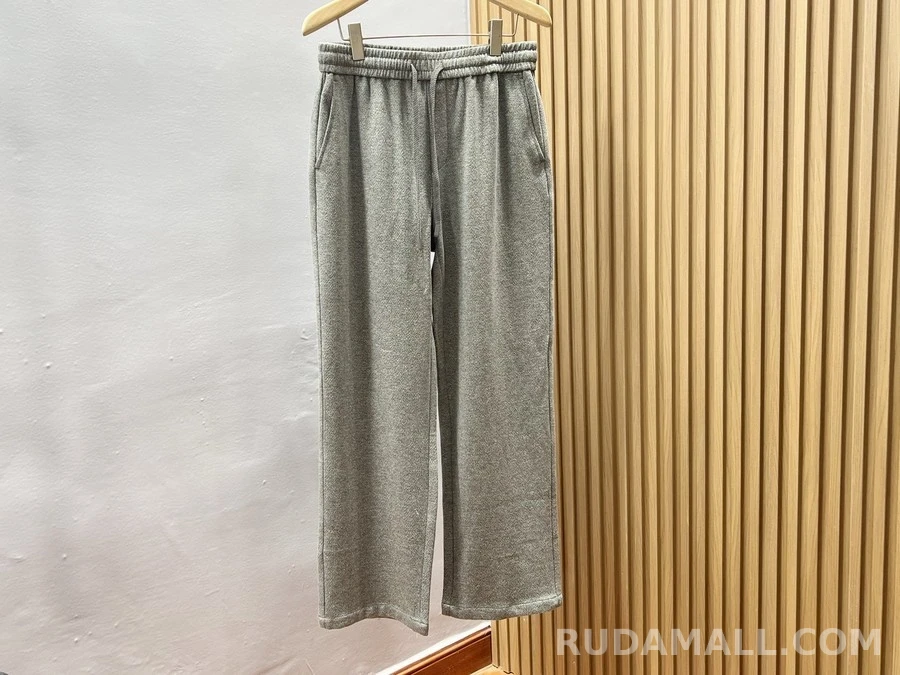 브루넬로 쿠치넬리 브루넬로 쿠치넬리 울 스트레이트핏 트레이닝 팬츠 상세 이미지