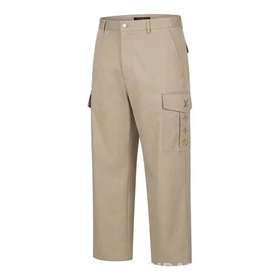 루이비통 루이비통 네잎클로버 자수 카고 팬츠 상세 이미지