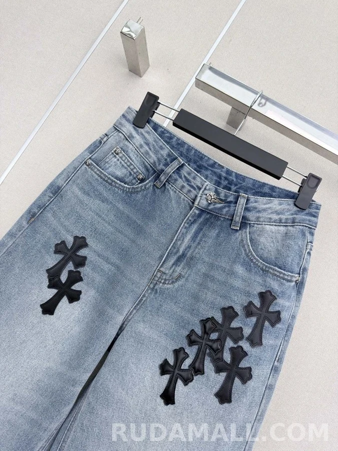 크롬하츠 크롬하츠 크로스 워싱 데님 팬츠 상세 이미지