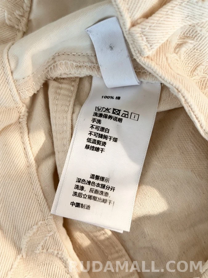 샤넬 샤넬 입체 더블 C 데님 팬츠 상세 이미지