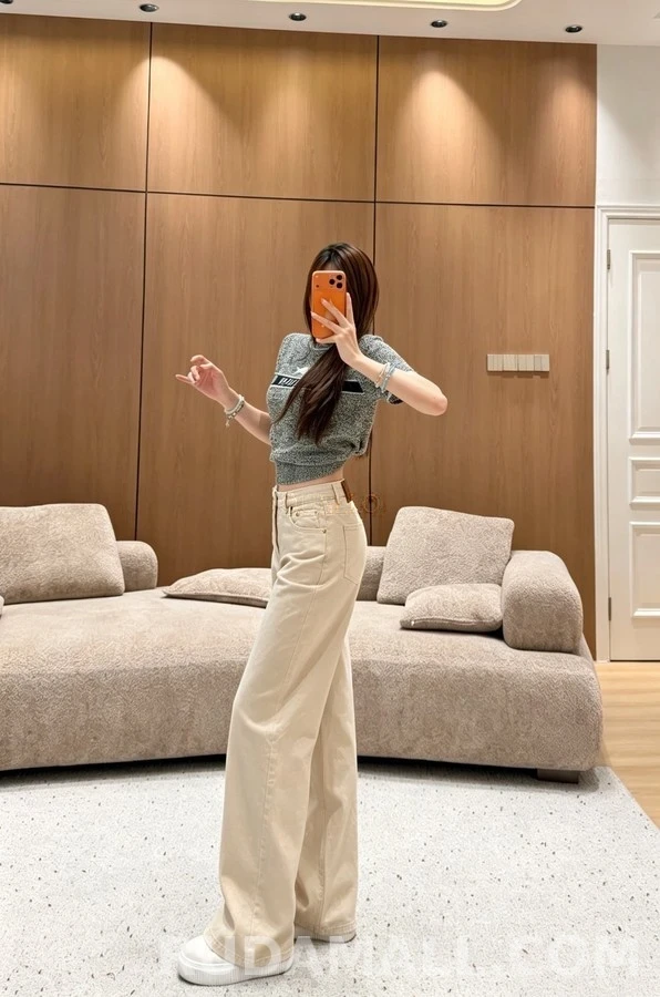 샤넬 샤넬 입체 더블 C 데님 팬츠 상세 이미지