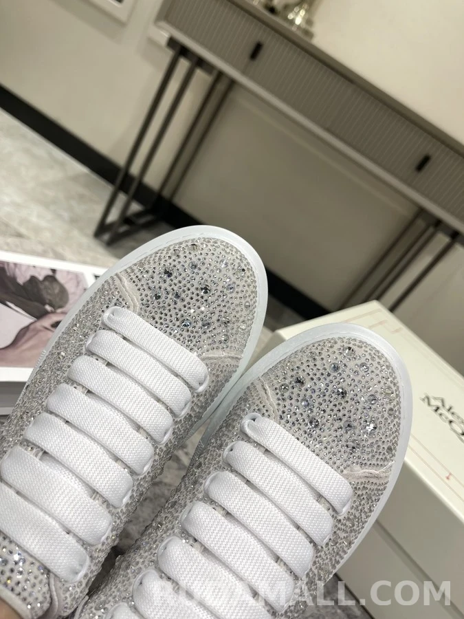 알렉산더 맥퀸 알렉산더 맥퀸 크리스탈 장식 플랫폼 스니커즈 상세 이미지