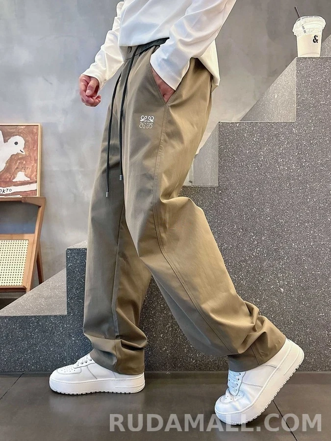 로에베 로에베 아나그램 자수 드로스트링 팬츠 상세 이미지