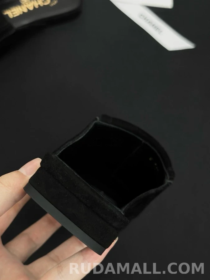 샤넬 샤넬 로고 스웨이드 뮬 로퍼 상세 이미지