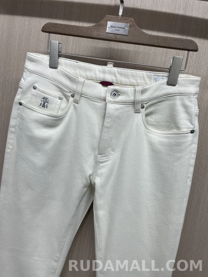 브루넬로 쿠치넬리 브루넬로 쿠치넬리 기모 스트레이트 데님 상세 이미지
