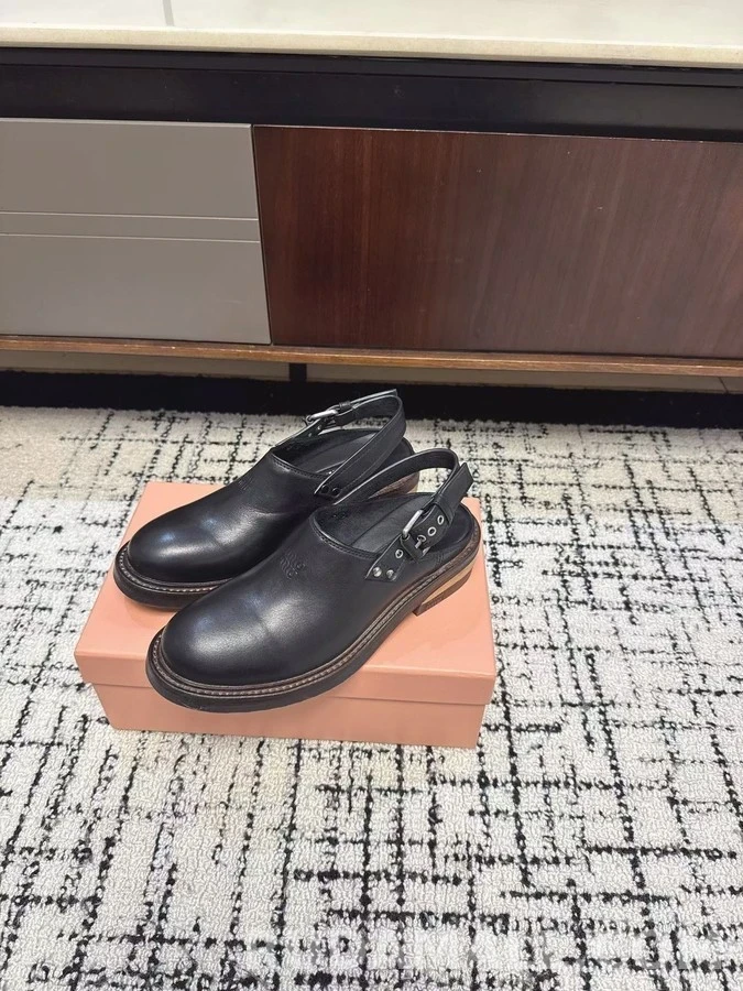 미우미우 미우미우 가죽 슬링백 뮬 상세 이미지