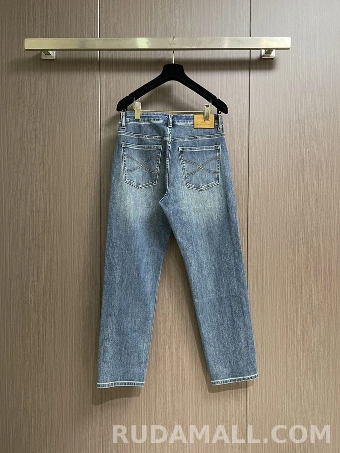 버버리 버버리 베어 자수 데님 팬츠 상세 이미지