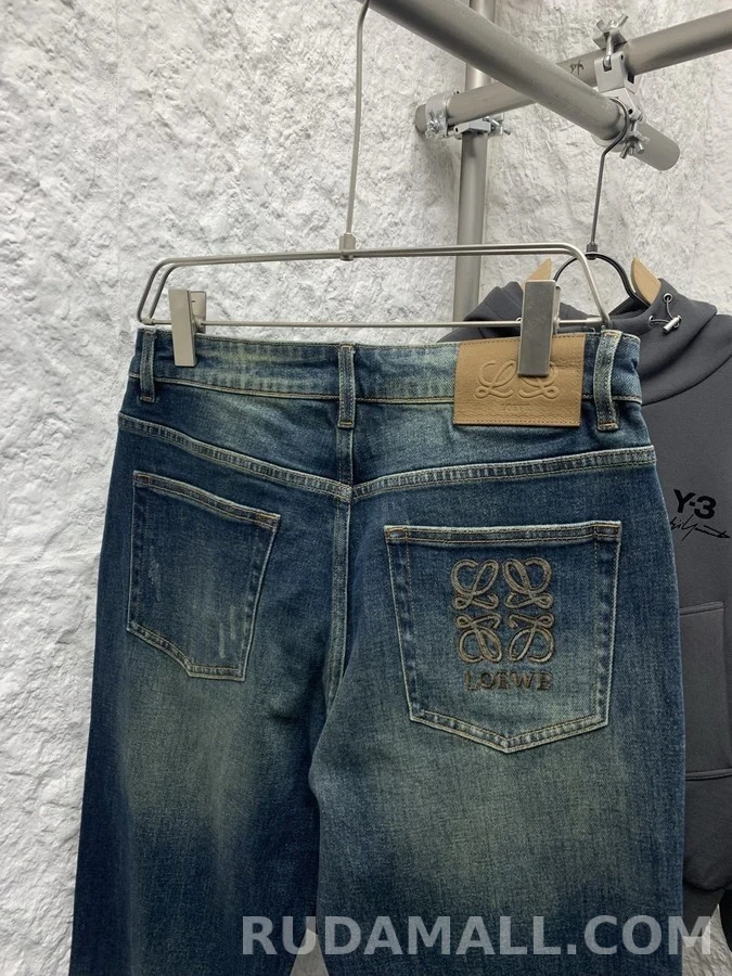 로에베 로에베 아나그램 워싱 데님 팬츠 상세 이미지