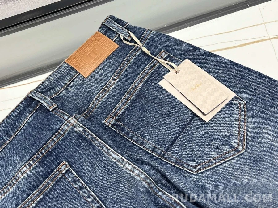 톰포드 톰포드 워시드 데님 팬츠 상세 이미지