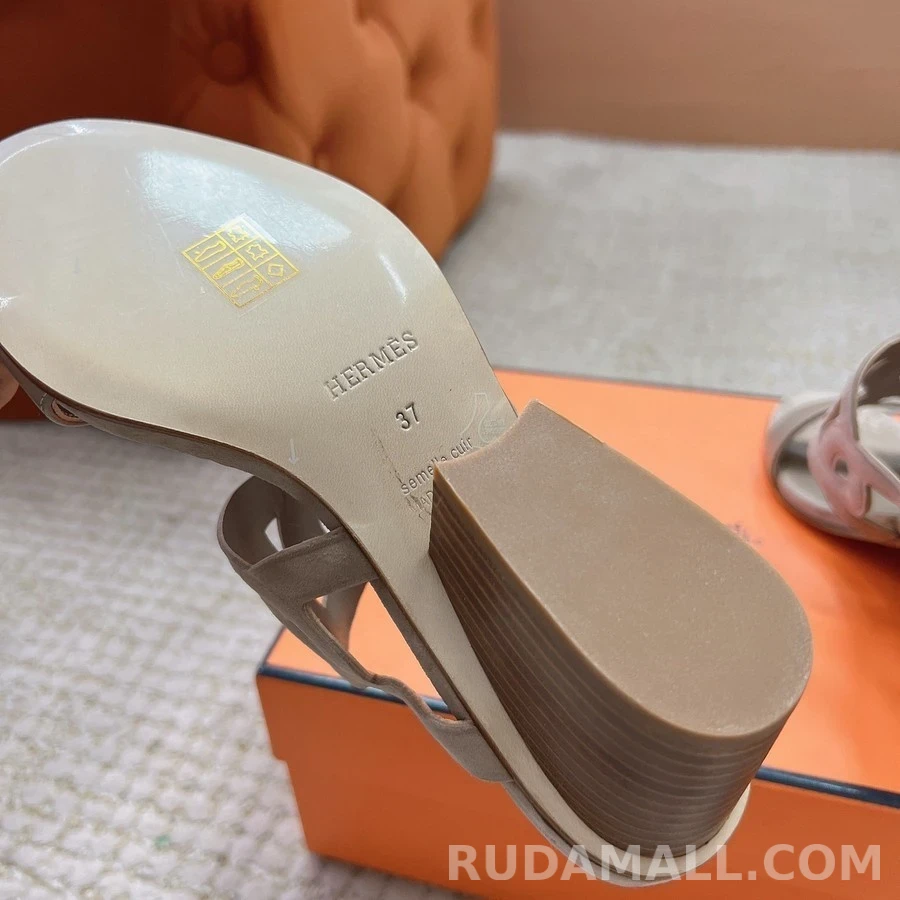 에르메스 에르메스 에클레어 H로고 웨지 샌들 상세 이미지