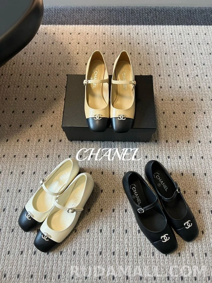 샤넬 샤넬 더블C 큐빅 메리제인 슈즈 상세 이미지