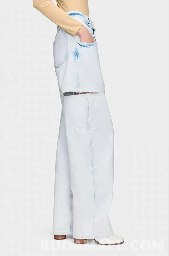 메종 마르지엘라 메종마르지엘라 칼컷 데미지 데님 팬츠 상세 이미지
