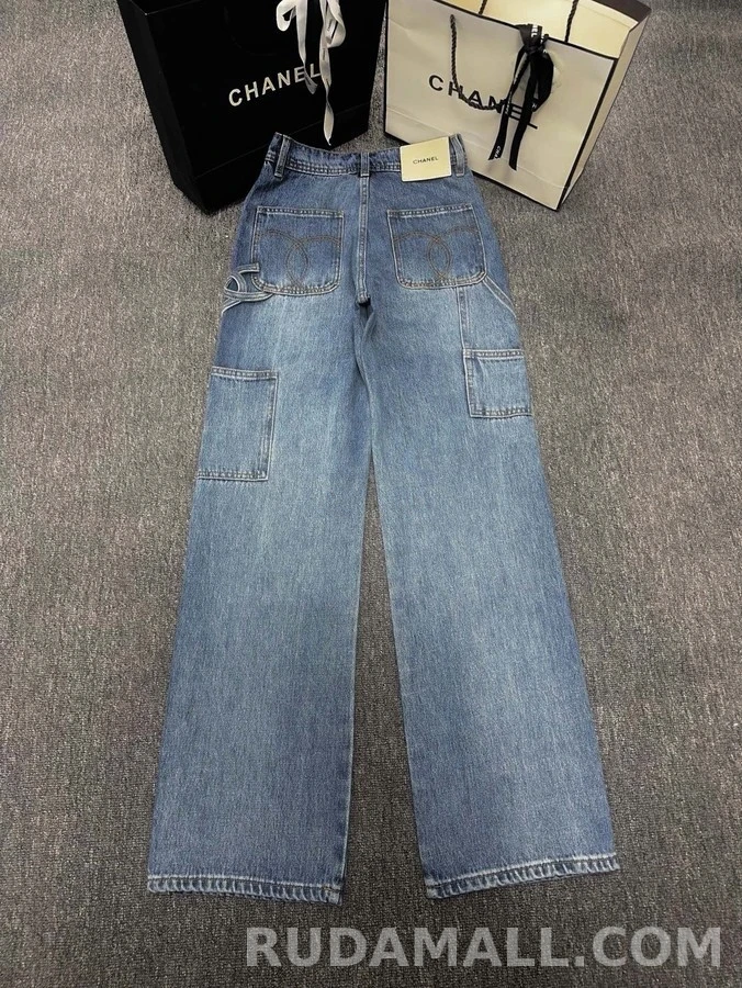 샤넬 샤넬 라이트 워크웨어 데님 팬츠 상세 이미지